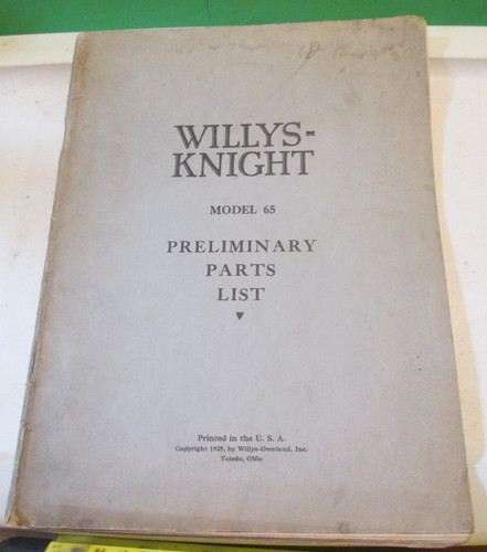 1925 willys knight - 1925, elenco