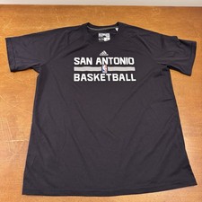 Maglia San Antonio Spurs Uomo XL Nera Basket NBA Adidas