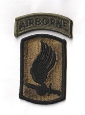 173rd AIRBORNE Bde "Patch &