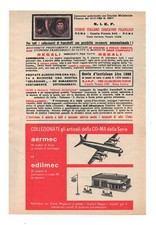 PUBBLICITÀ ADVERTISING WERBUNG ITALIAN CLIPPING 1964 AERMEC EDILMEC