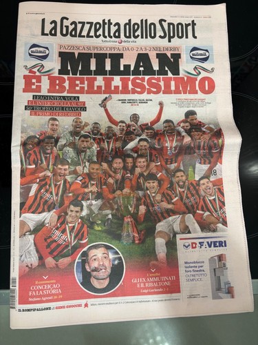 Giornale calcio gazzetta dello - gazzetta,