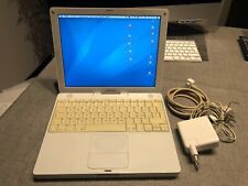 APPLE IBOOK G4 1,33 768 MB ram 60gb hd. Completo Di Alimentatore