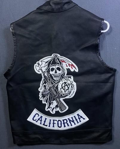 Gilet pelle sons anarchy - gilet,