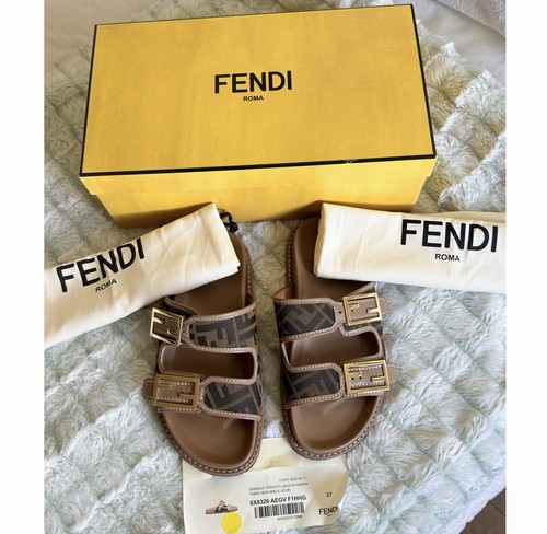 Sandali donna fendi - sandali, marroni