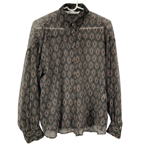 Blusa donna zara trasparente - blusa,