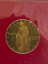 Moneta VATICANO 1958 PIO XII