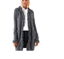 Cappotto misto lana bouclé - in,