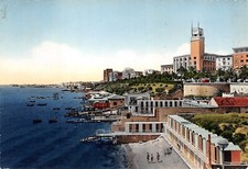 AL11-6C) TARANTO LUNGOMARE VITTORIO EMANUELE STABILIMENTI BALNEARI VIAGGIATA