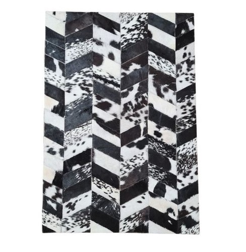 Tappeto patchwork pelle - patchwork, in