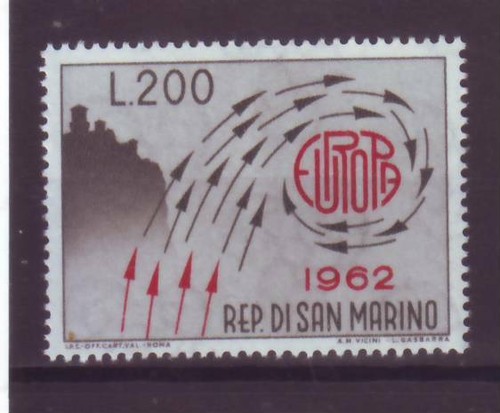 San marino 1962 europa - marino, cept