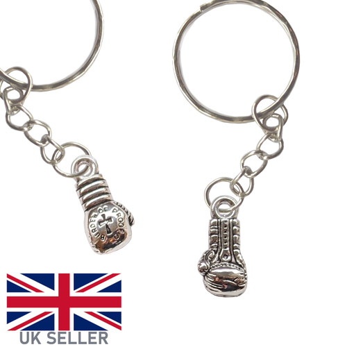 Mini boxing glove keyring - glove,