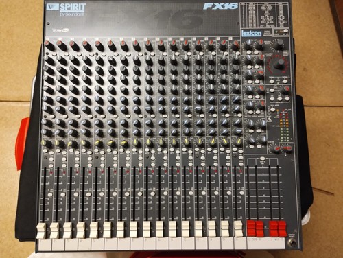 Mixer soundcraft spirit fx16 - mixer,