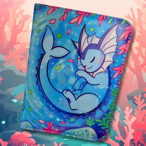 Pokemon card vaporeon binder - pokemon,