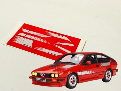 Décalcomanies alfa romeo gtv - romeo,