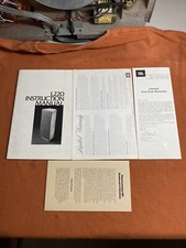 JBL L220 Manuale del