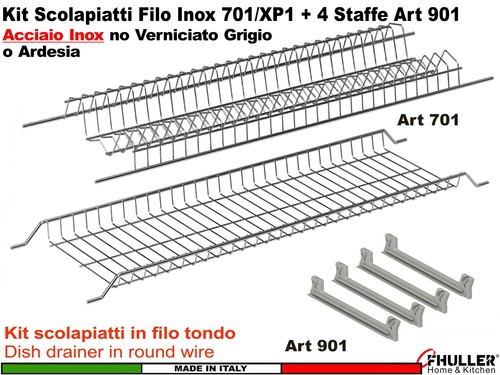 Scolapiatti acciaio fhuller - scolapiatti,