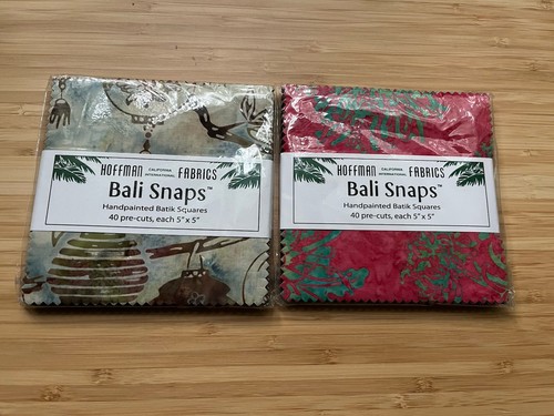Bali batik charm - batik, squares