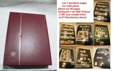 ALBUM DE TIMBRES comprenant