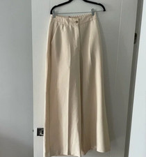 Zara Crème Trousers | Size S
