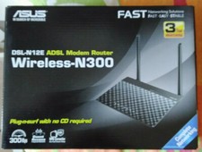 Modem ADSL ASUS DSL-N12E Wireless N300 Modem Router - mai usato