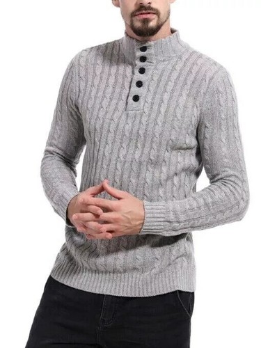 Maglione uomo maglia grigio - maglione,