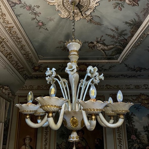 Lampadario fornace barbini con - barbini,