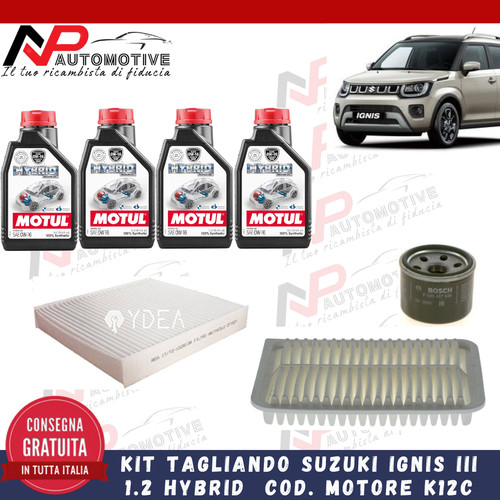 Kit tagliando suzuki ignis - kit, iii