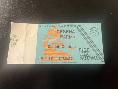 Cesena parma biglietto - cesena-parma, biglietto/ticket