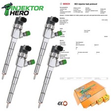 4x 0445110243 Bosch Alfa Romeo