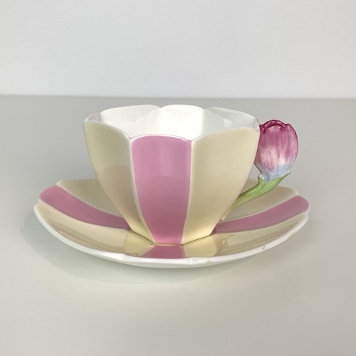 Shelley teacup saucer set - shelley,