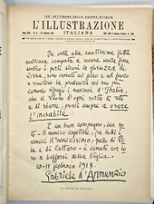 L'ILLUSTRAZIONE ITALIANA 48 riviste 1918 WWI D'Annunzio Piave Fiume Ilva Palesti