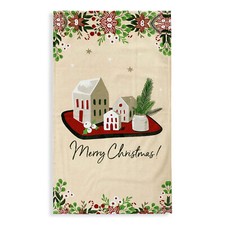 Christmas kitchen towel clouds - christmas,
