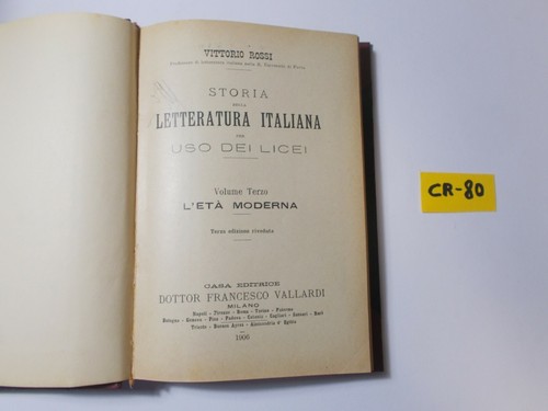 Libro storia della - storia, letteratura