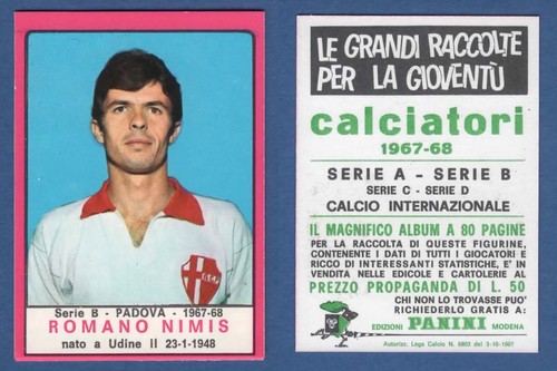 Figurina calciatori panini - figurina,