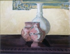 DIPINTO OLIO SU PANNELLO CM. 40 X 50 FIRMATO IN BASSO A DESTRA CARENA