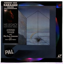 EBOND Herbert Von Karajan Vivaldi The Four Seasons PAL Laser Disc LD014179