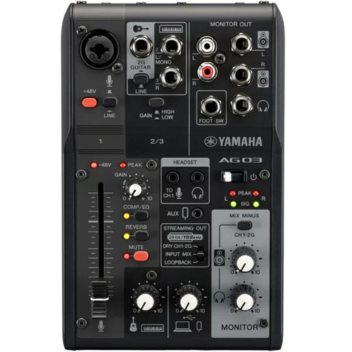 Yamaha ag03mk2 nero - ag03mk2, mixer
