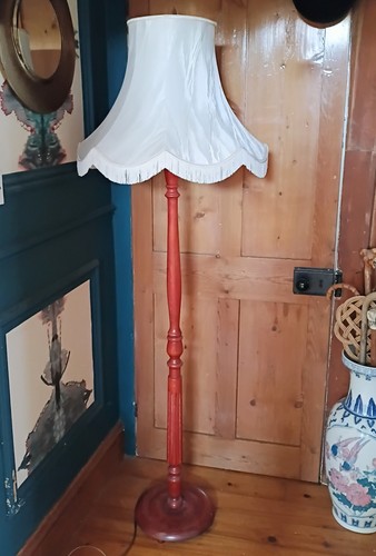 Lampada standard vintage legno