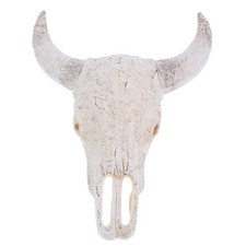  Cranio Di Mucca Teschio Toro Arredamento Parete Halloween Scultura Appesa Muro