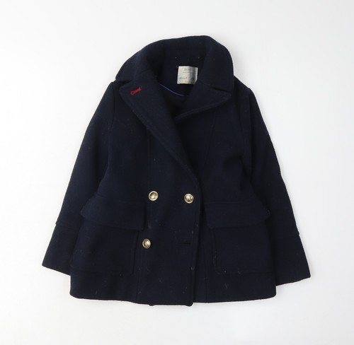 Cappotto zara bambina blu - cappotto,