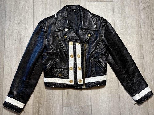 Giacca moto pelle vintage