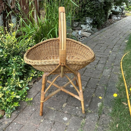 Vintage retro large basket - retro,