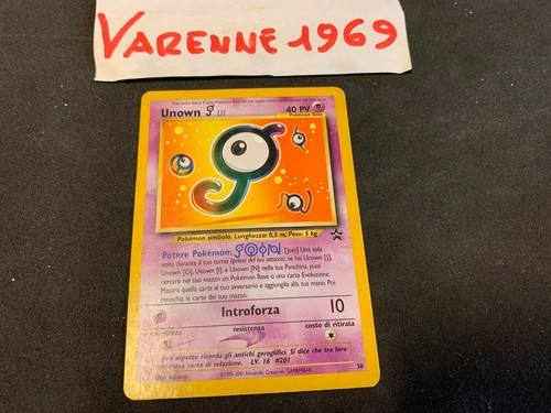 Pokemon unown black star promo - black,