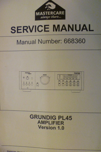 Grundig pl45 amplificatore - grundig,