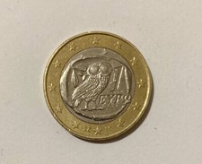 Moneta euro gufo - moneta, 1