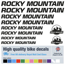 Adesivi Rocky Mountain Bike con protezione bici gratuita (confezione da 25) consegna gratuita