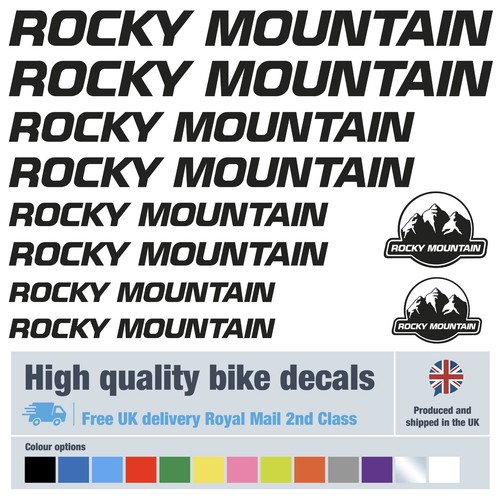 Adesivi rocky mountain bike - adesivi,