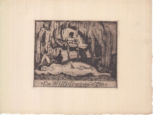 Exlibris acquaforte karl - ex,