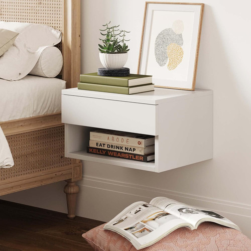 Comodino moderno bianco