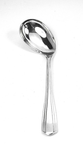 Cucchiaio ritorto argento - cucchiaio,
